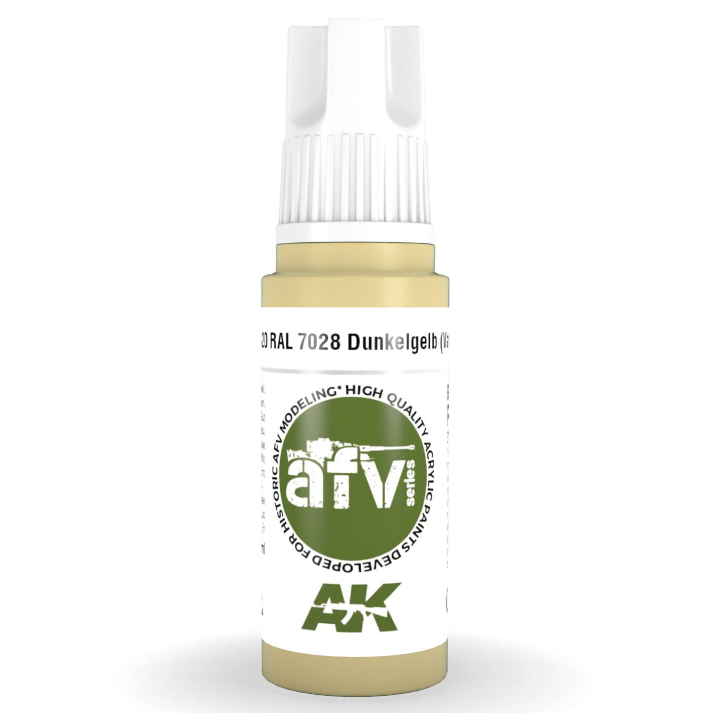 AK Interactive 3rd Gen Acrylic - RAL 7028 Dunkelgelb (Variant) 17ml AK11320