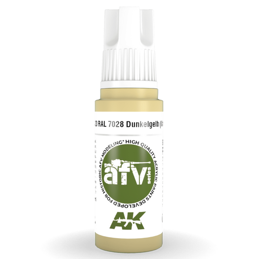 AK Interactive 3rd Gen Acrylic - RAL 7028 Dunkelgelb (Variant) 17ml AK11320