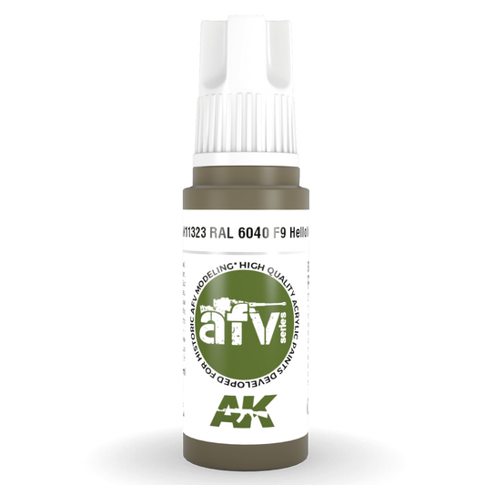 AK Interactive 3rd Gen Acrylic - RAL 6040 F9 Helloliv 17ml AK11323