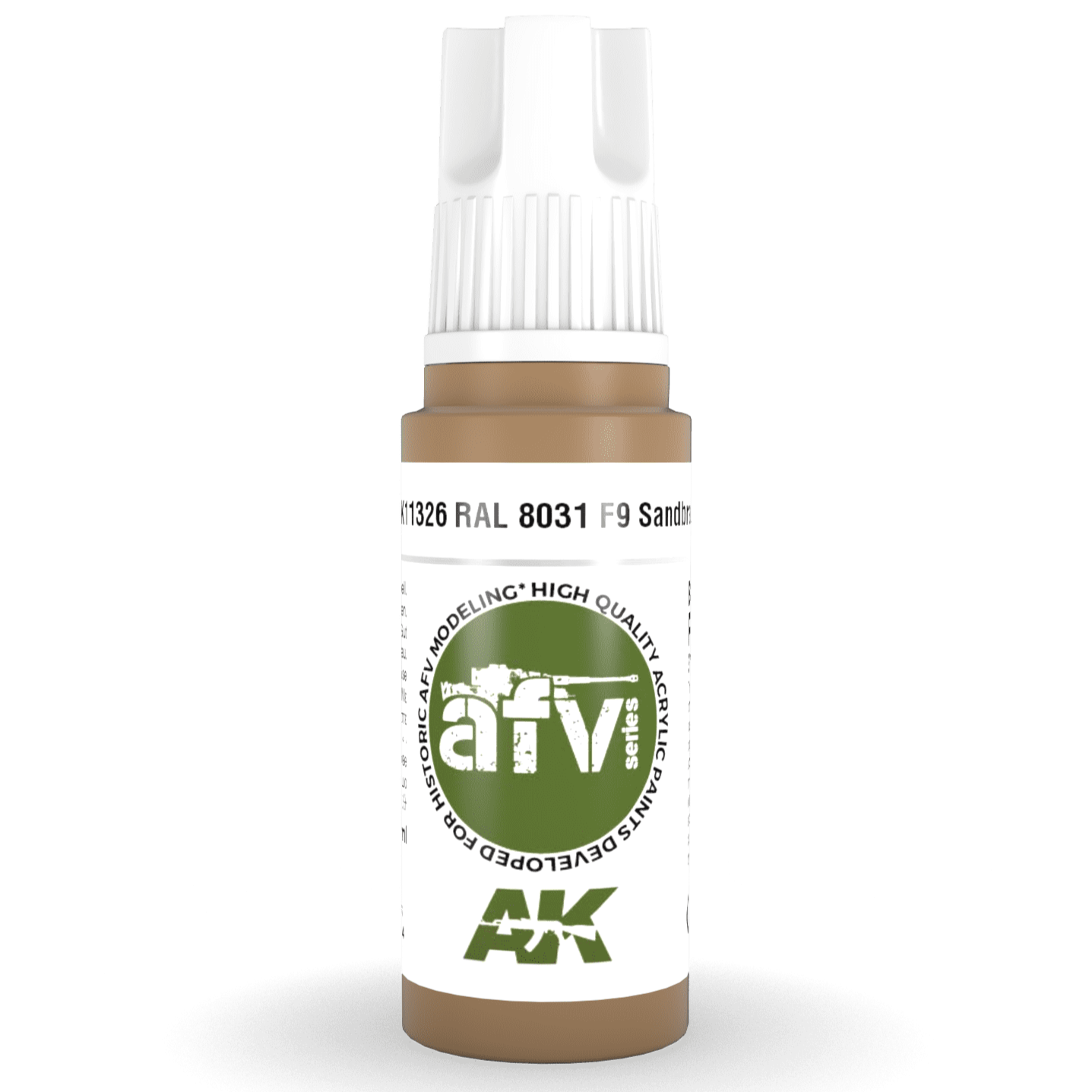 AK Interactive 3rd Gen Acrylic - RAL 8031 F9 Sandbraun 17ml AK11326