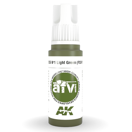 AK Interactive 3rd Gen Acrylic - Nº1 Light Green (FS34151) 17ml AK11335