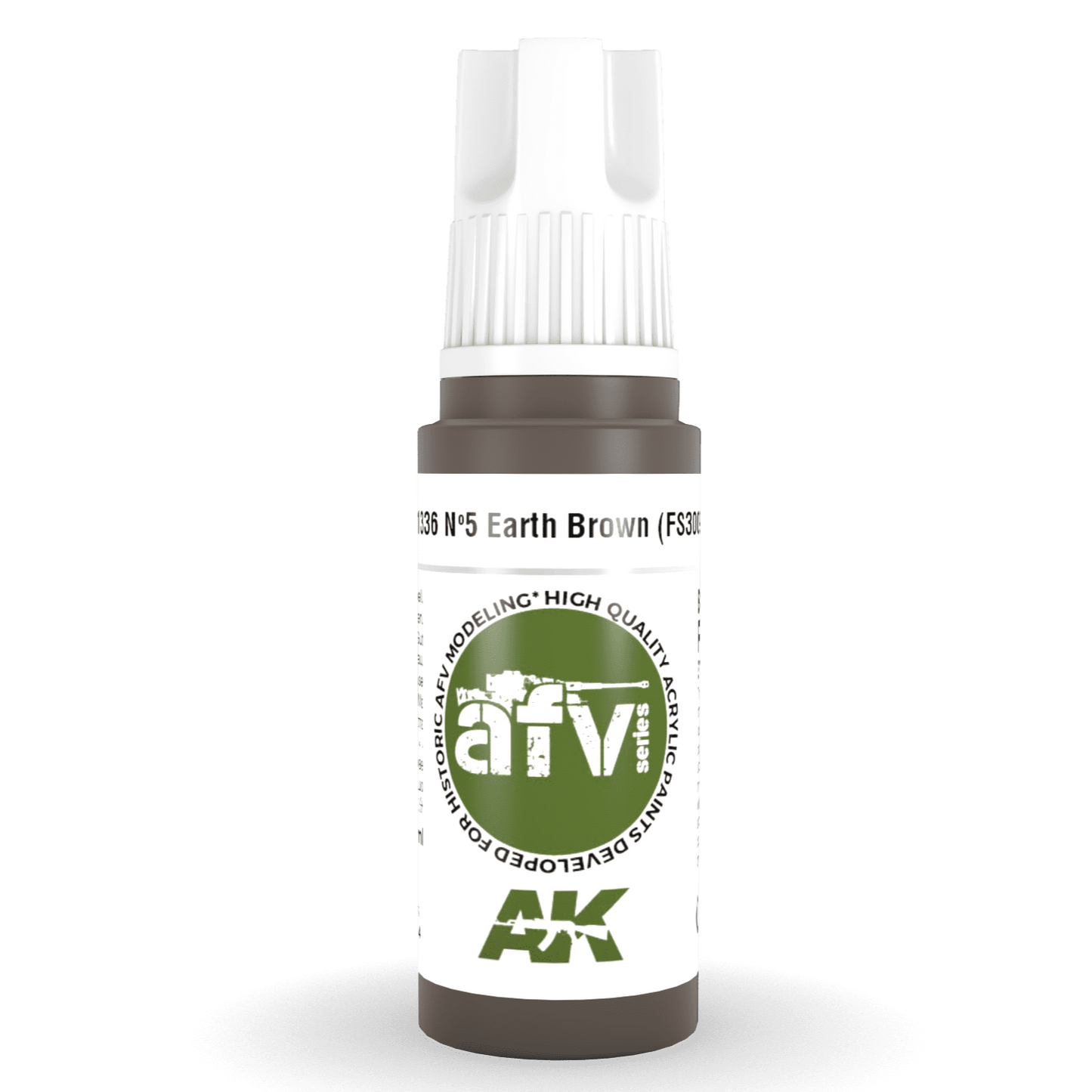 AK Interactive 3rd Gen Acrylic - Nº5 Earth Brown (FS30099) 17ml AK11336