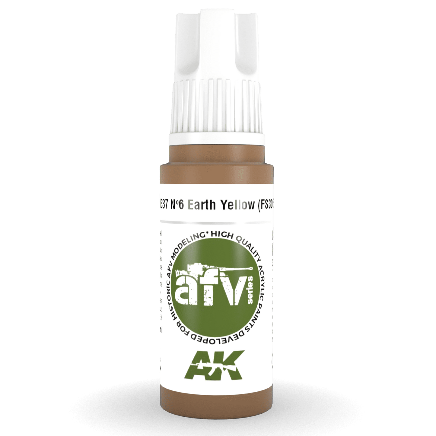 AK Interactive 3rd Gen Acrylic - Nº6 Earth Yellow (FS30257) 17ml AK11337