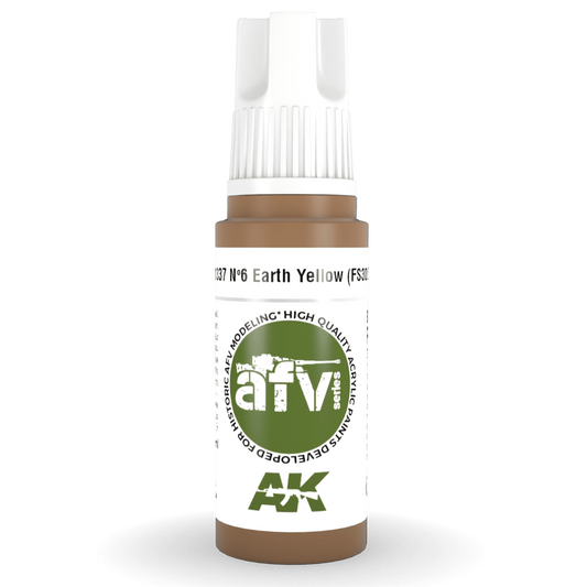 AK Interactive 3rd Gen Acrylic - Nº6 Earth Yellow (FS30257) 17ml AK11337