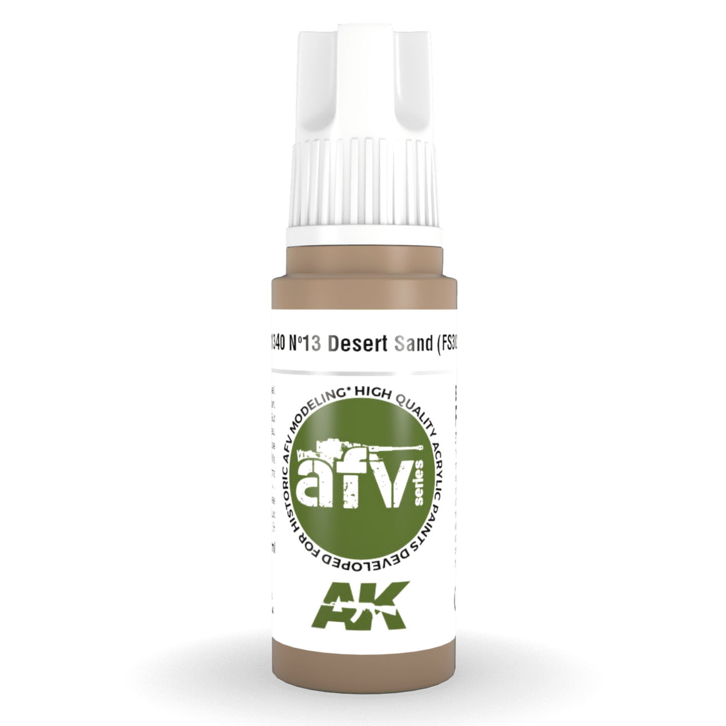 AK Interactive 3rd Gen Acrylic - Nº13 Desert Sand (FS30279) 17ml AK11340