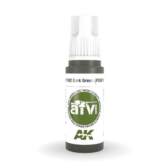 AK Interactive 3rd Gen Acrylic - Dark Green 17ml AK11342