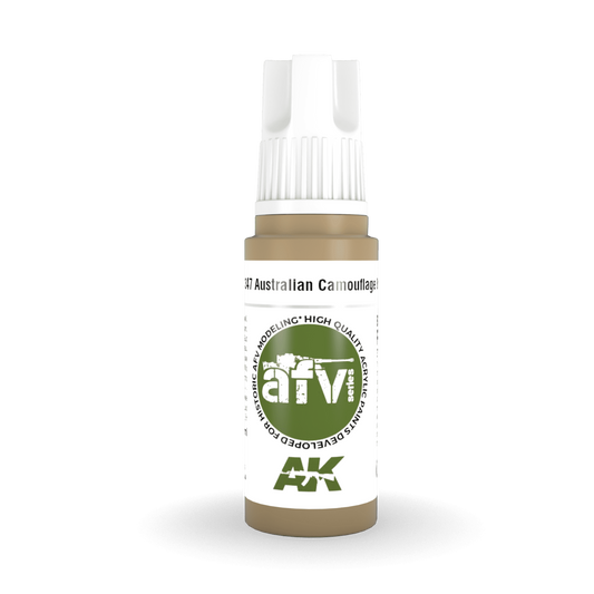 AK Interactive 3rd Gen Acrylic - Australian Camouflage Brown 17ml AK11347