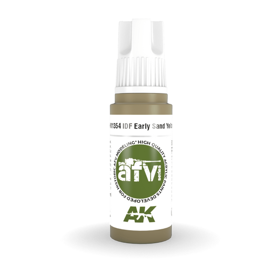 AK Interactive 3rd Gen Acrylic - IDF Early Sand Yellow 17ml AK11354