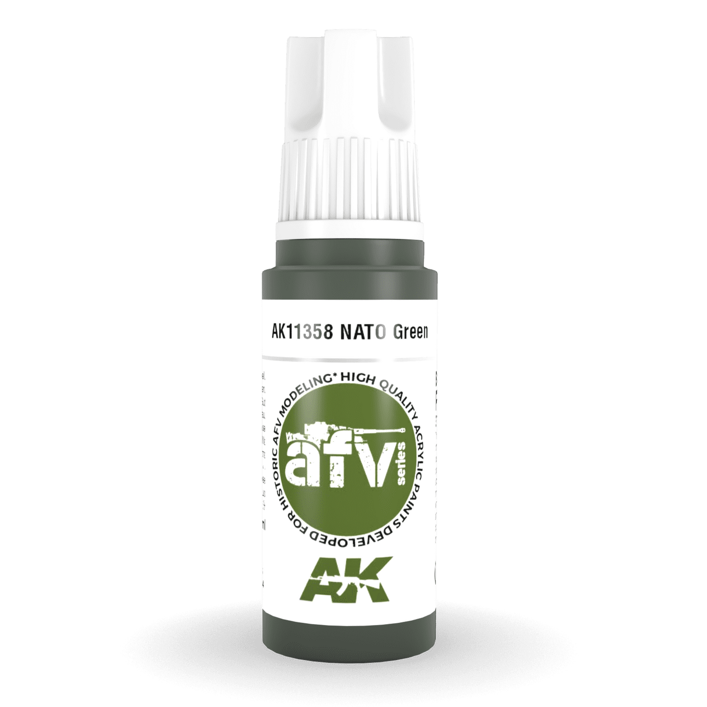AK Interactive 3rd Gen Acrylic - NATO Green 17ml AK11358