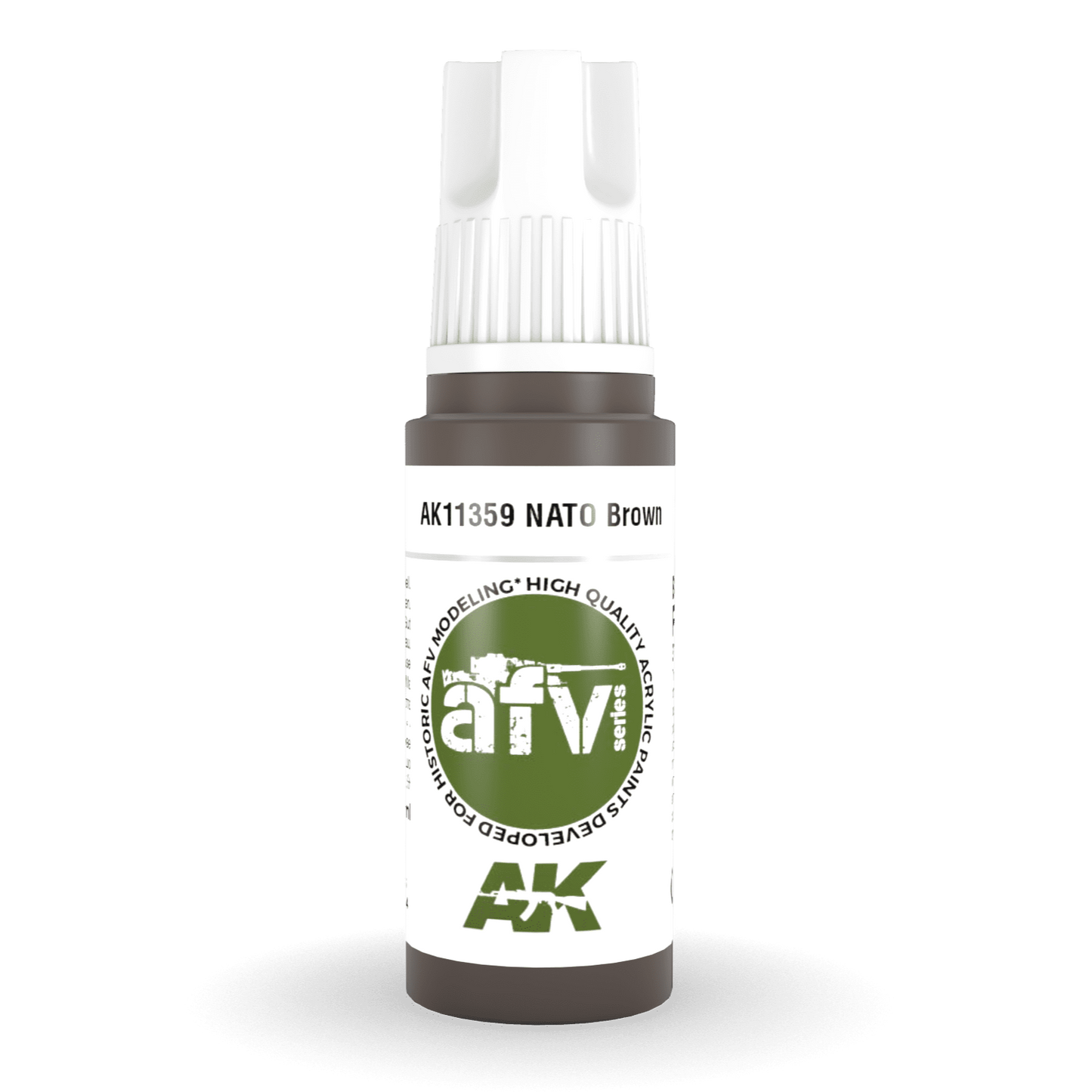 AK Interactive 3rd Gen Acrylic - NATO Brown 17ml AK11359