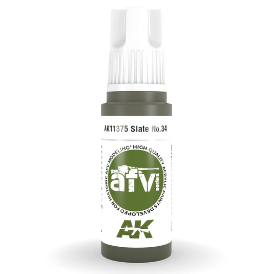 AK Interactive 3rd Gen Acrylic - Slate No.34 17ml AK11375