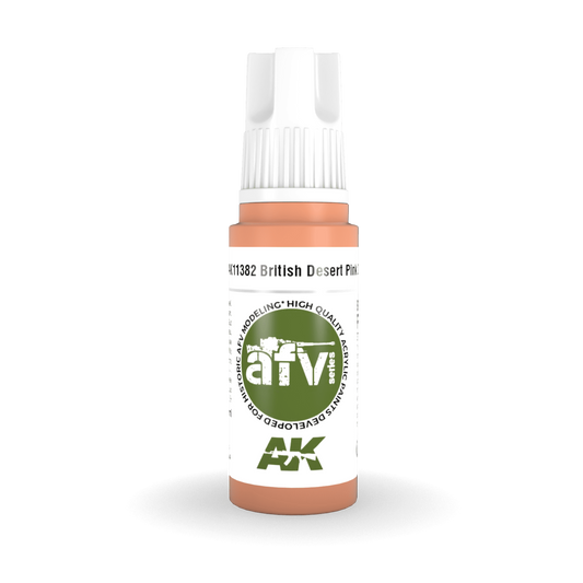 AK Interactive 3rd Gen Acrylic - British Desert Pink ZI 17ml AK11382