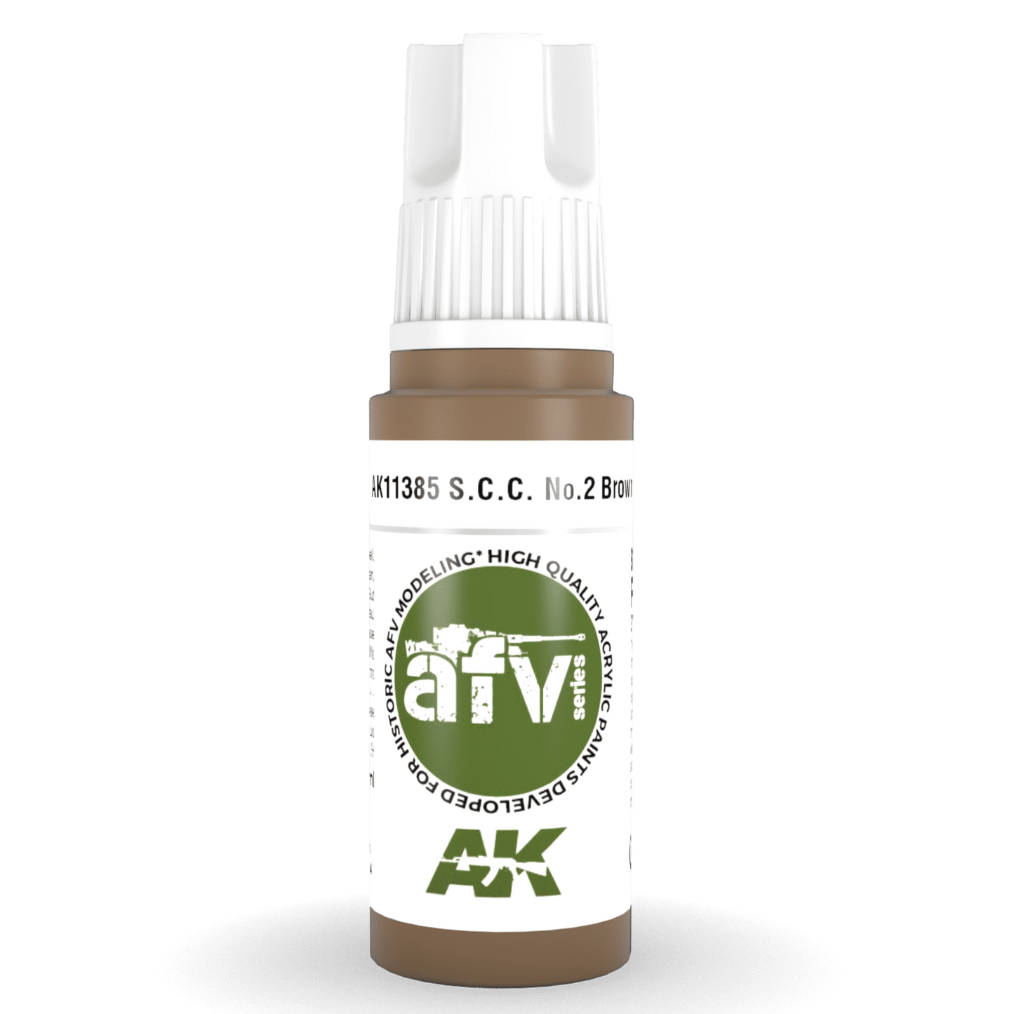 AK Interactive 3rd Gen Acrylic - S.C.C. No.2 Brown 17ml AK11385