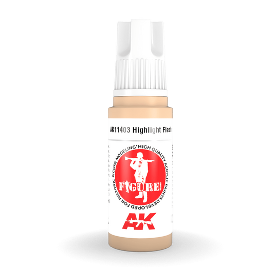 AK Interactive 3rd Gen Acrylic - Highlight Flesh 17ml AK11403