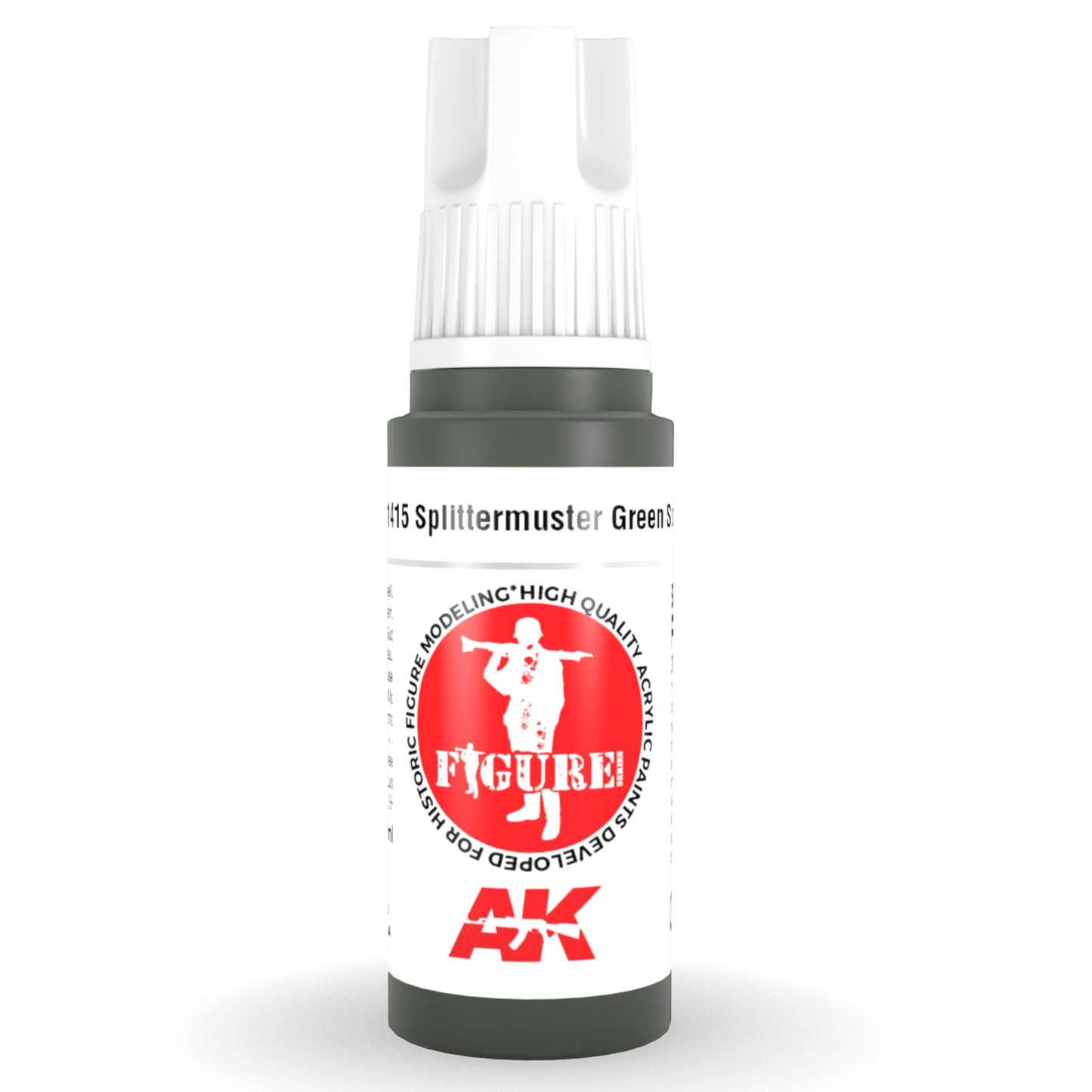 AK Interactive 3rd Gen Acrylic - Splittermuster Green Spots 17ml AK11415