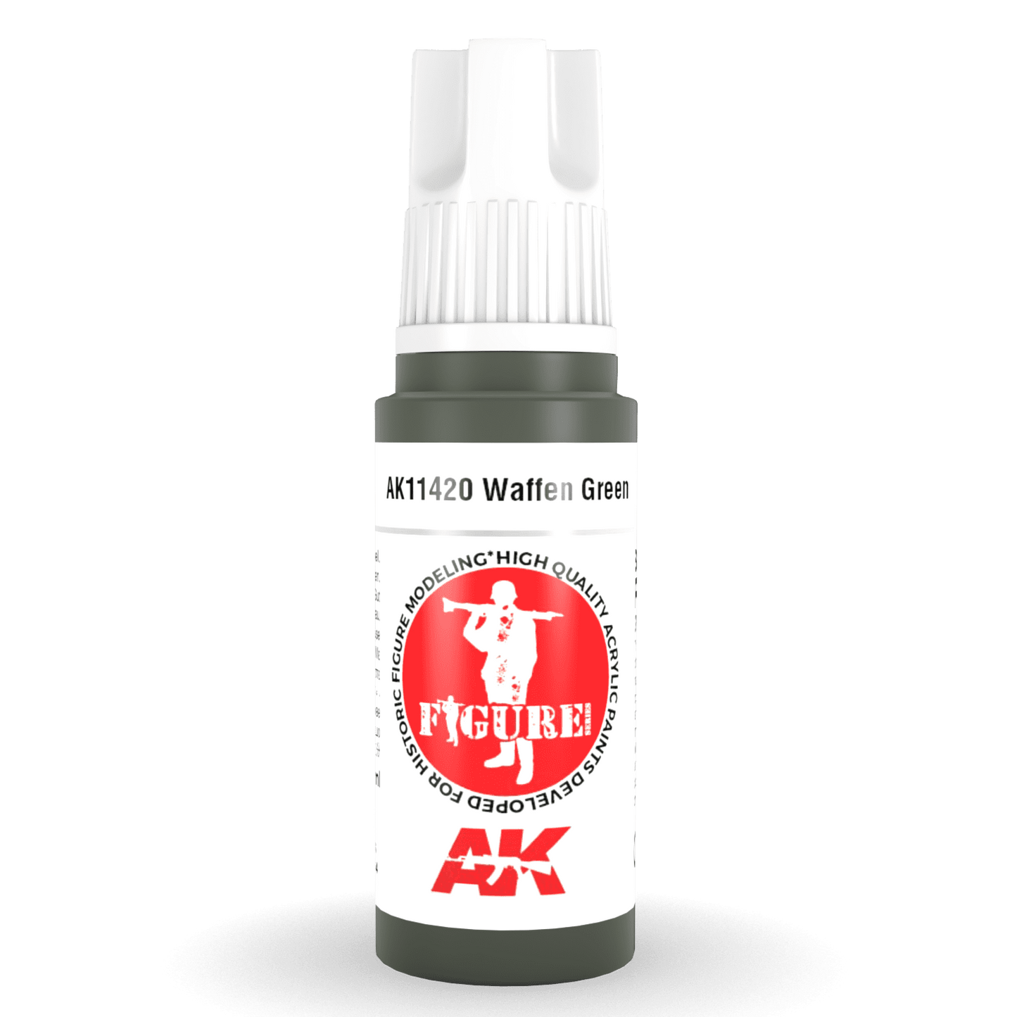 AK Interactive 3rd Gen Acrylic - Waffen Green 17ml AK11420