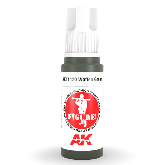 AK Interactive 3rd Gen Acrylic - Waffen Green 17ml AK11420