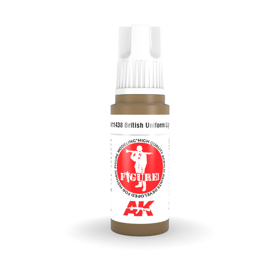 AK Interactive 3rd Gen Acrylic - British Uniform Lights 17ml AK11438