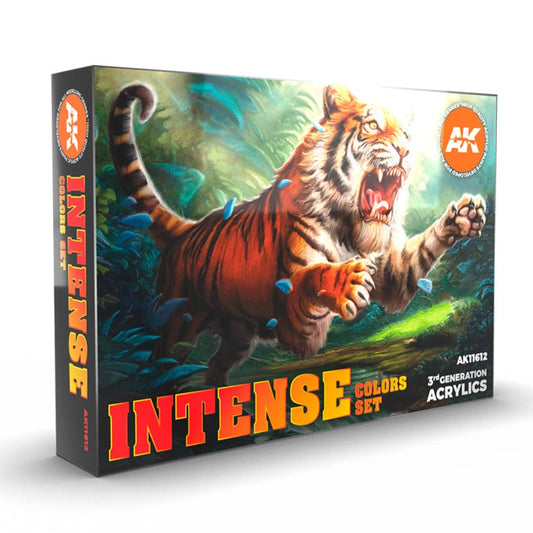 AK Interactive 3rd Gen Acrylic Intense Colors Set AK11612