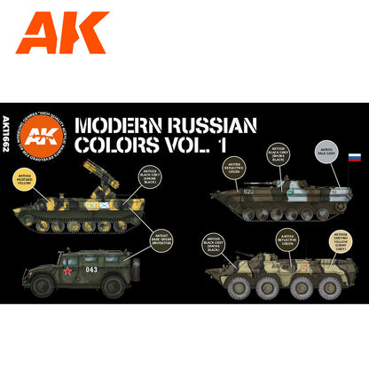 AK Interactive - Modern Russian Colours Vol 1 3G