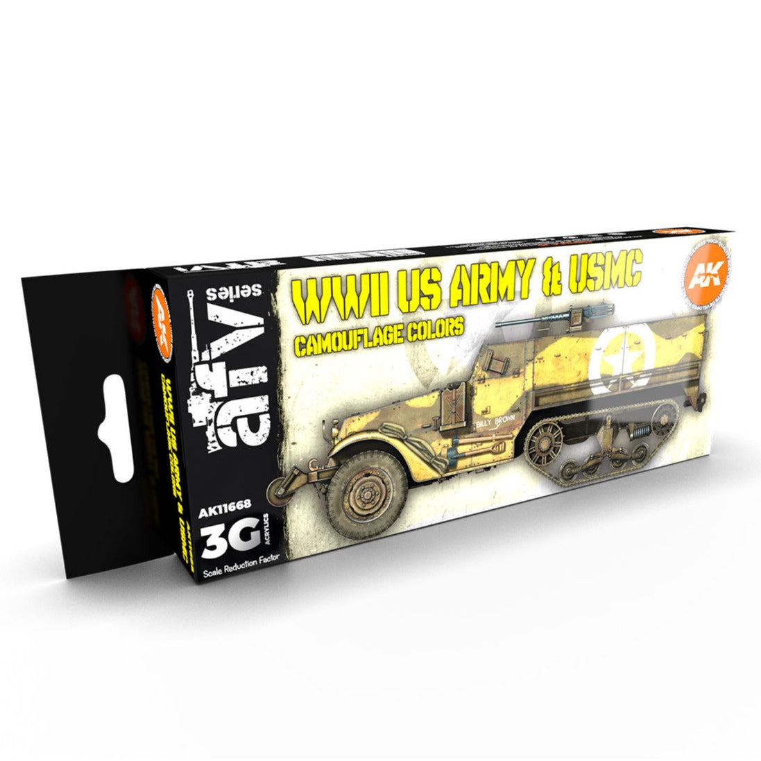 AK Interactive 3rd Gen AFV Paint Set - US Army & USMC Camouflage Colors