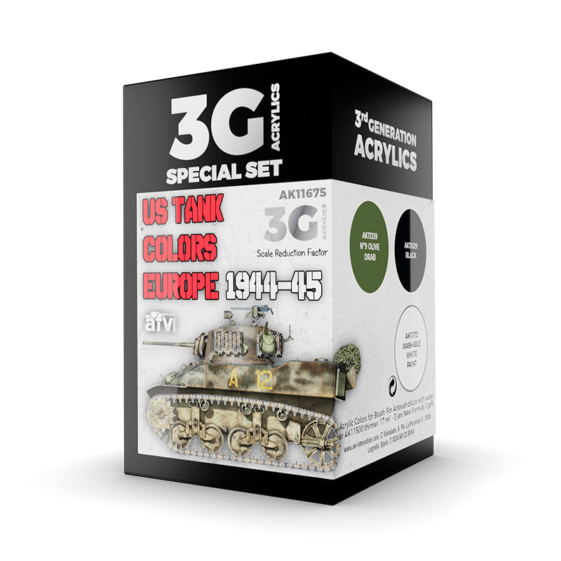 AK Interactive - Us Tank Colors Europe 1944-45