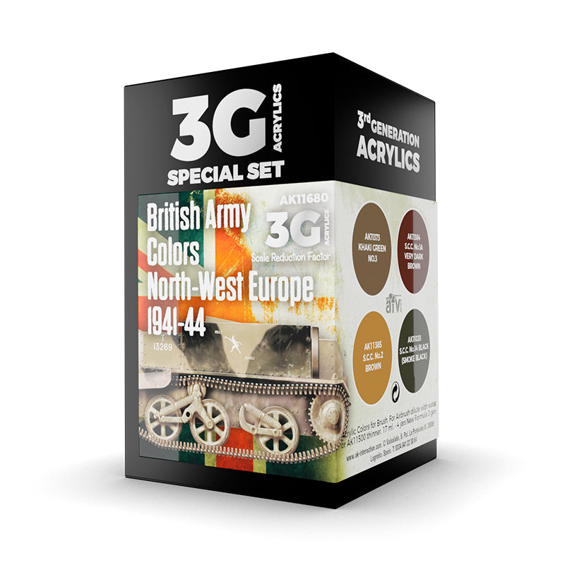 AK Interactive - British Army Colors Europe 1941-44
