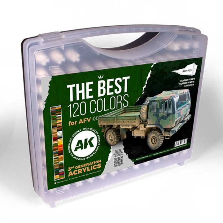 AK Interactive: The Best 120 Colors for AFV AK11705