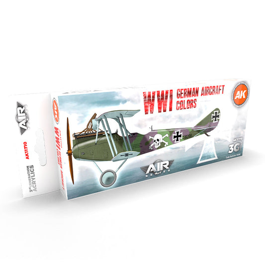 AK Interactive - WWI German Aircraft Colors Set 3G