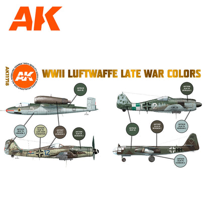 AK Interactive - WWII Luftwaffe Late War Colors Set 3G