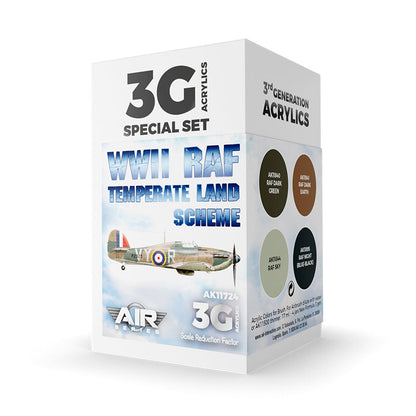 AK Interactive - WWII RAF Temperate Land Scheme Set 3G