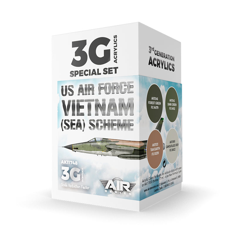 AK Interactive - US Air Force South East Asia (Sea) Scheme Set 3G