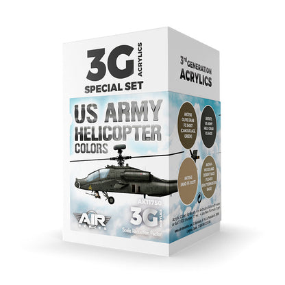 AK Interactive - US Army Helicopter Colors Set 3G
