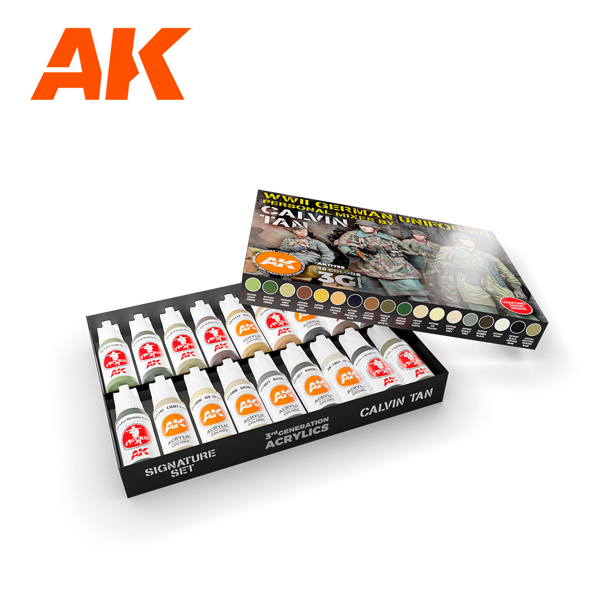 AK Interactive Signature Set - WWII German Uniforms by Calvin Tan AK11759