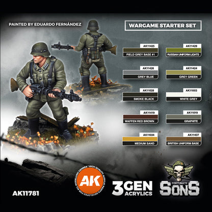 AK Interactive German Panzergrenadier Paint Set