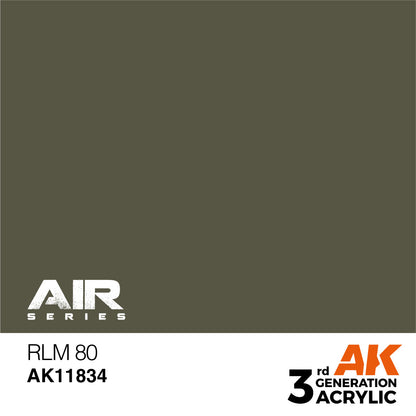 AK Interactive 3rd Gen Acrylic RLM 80 AK11834