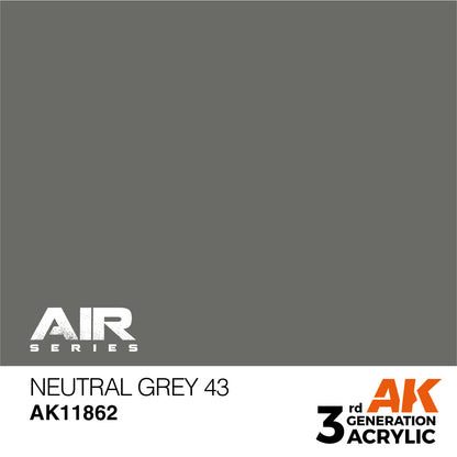 AK Interactive 3rd Gen Neutral Grey 43 AK11862