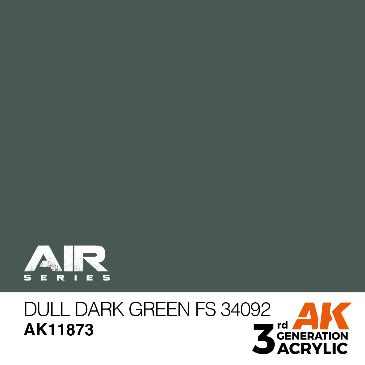 AK Interactive 3rd Gen Dull Dark Green FS 34092 AK11873