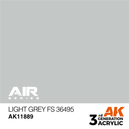 AK Interactive 3rd Gen Acrylic Light Grey FS 36495 AK11889