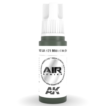 AK Interactive 3rd Gen Acrylic IJA #21 Midori iro (Green) AK11902