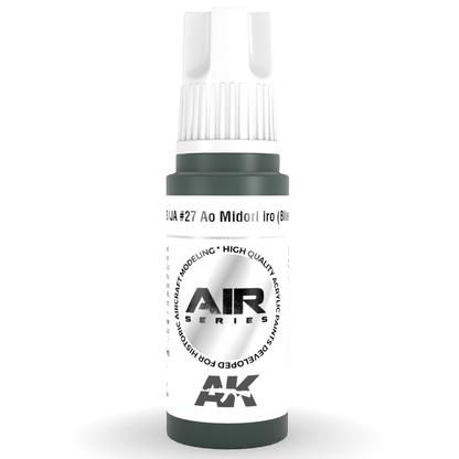 AK Interactive 3rd Gen Acrylic IJA #27 Ao Midori iro (Blue-Green) AK11903