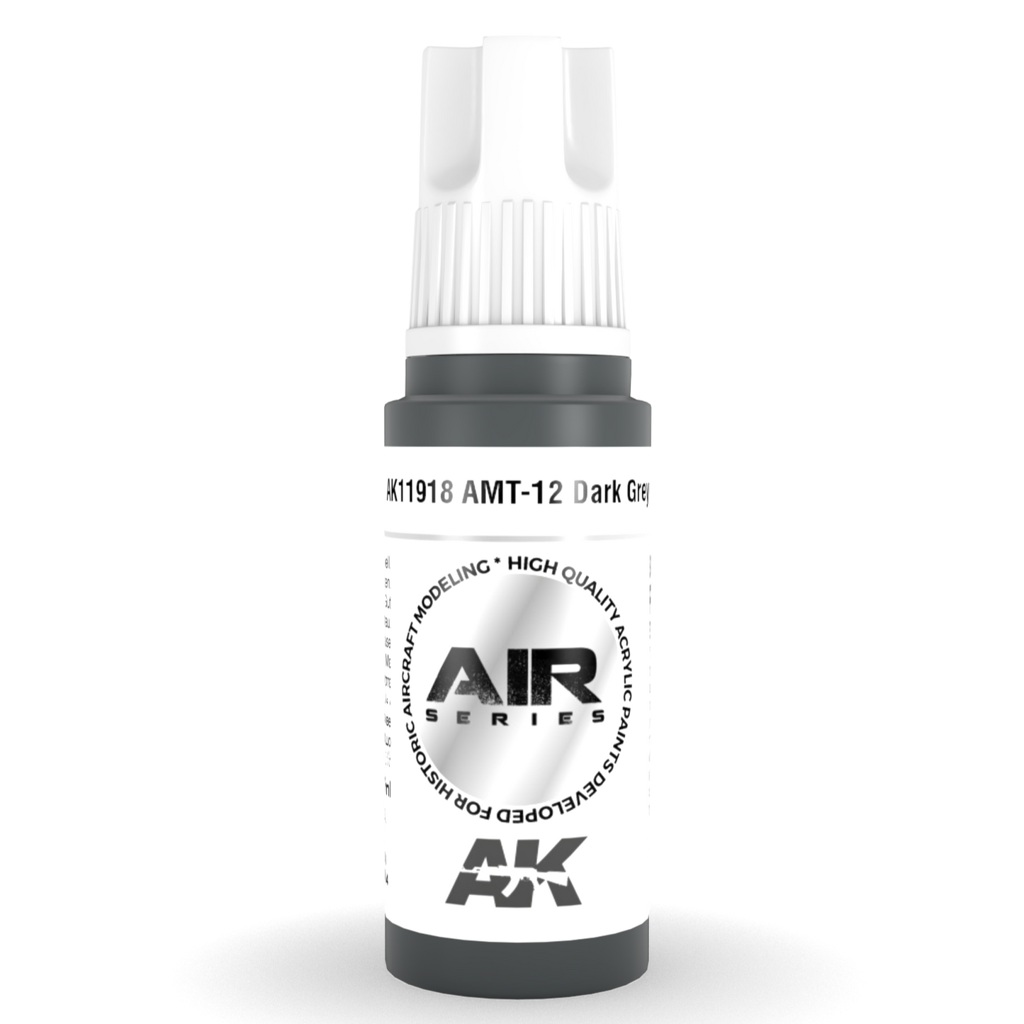 AK Interactive 3rd Gen Acrylic AMT-12 Dark Grey AK11918