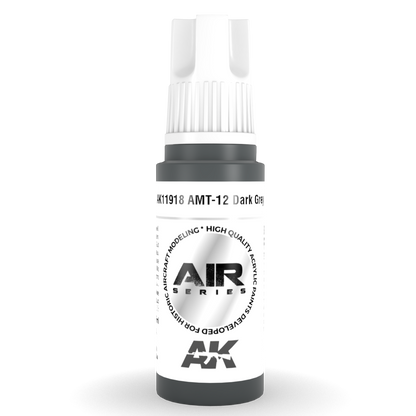 AK Interactive 3rd Gen Acrylic AMT-12 Dark Grey AK11918
