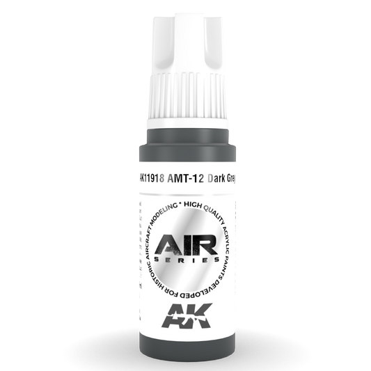 AK Interactive 3rd Gen Acrylic AMT-12 Dark Grey AK11918