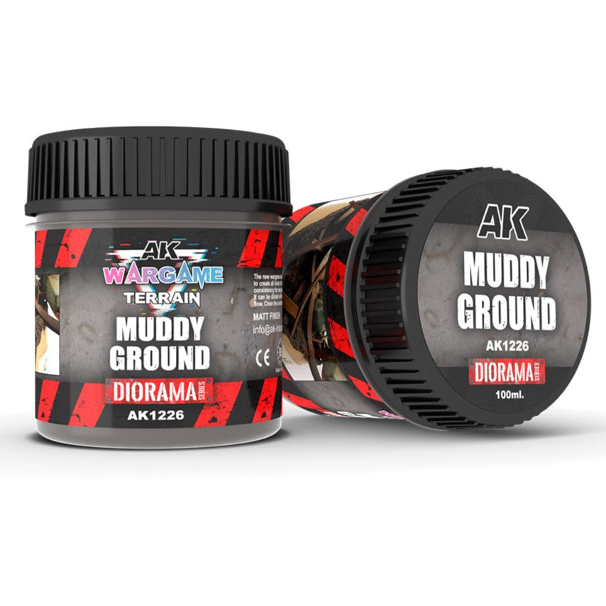 AK Interactive Muddy Ground - Wargame Terrains - 100ml AK1226