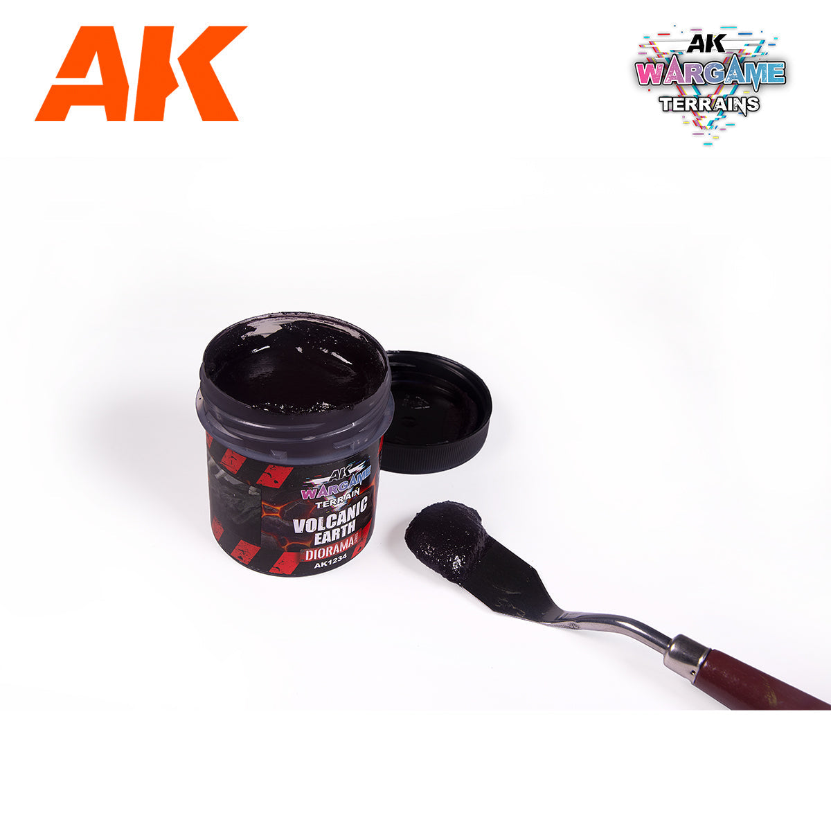 AK Interactive Volcanic Earth - Wargame Terrains - 100ml AK1234
