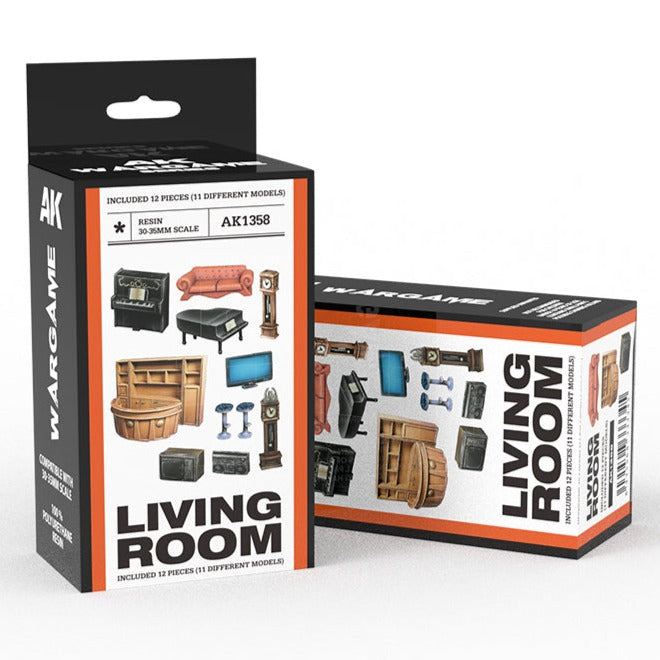 AK Interactive Living Room Wargame Set (Resin 30-35mm) AK1358