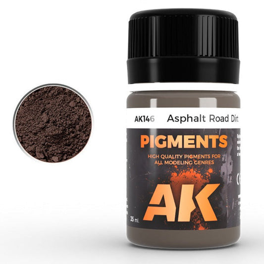 AK Interactive Pigment - Asphalt Road Dirt AK146
