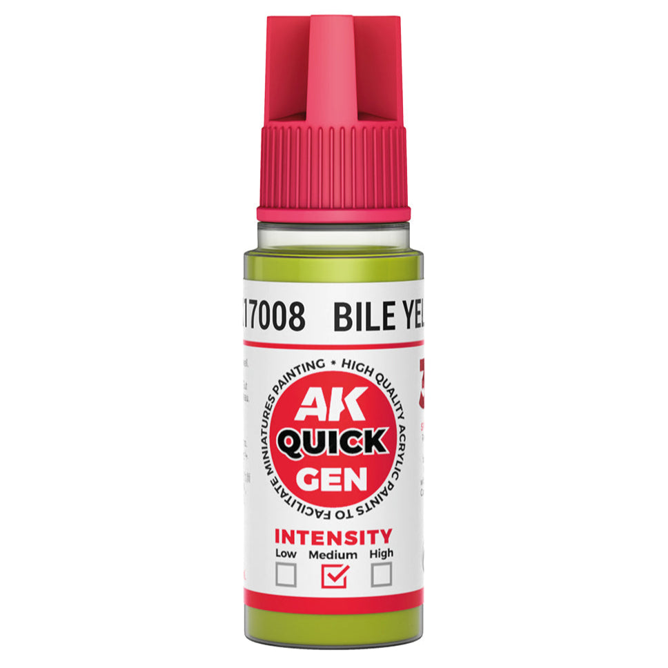 AK Interactive Quick Gen - Bile Yellow 18ml AK17008