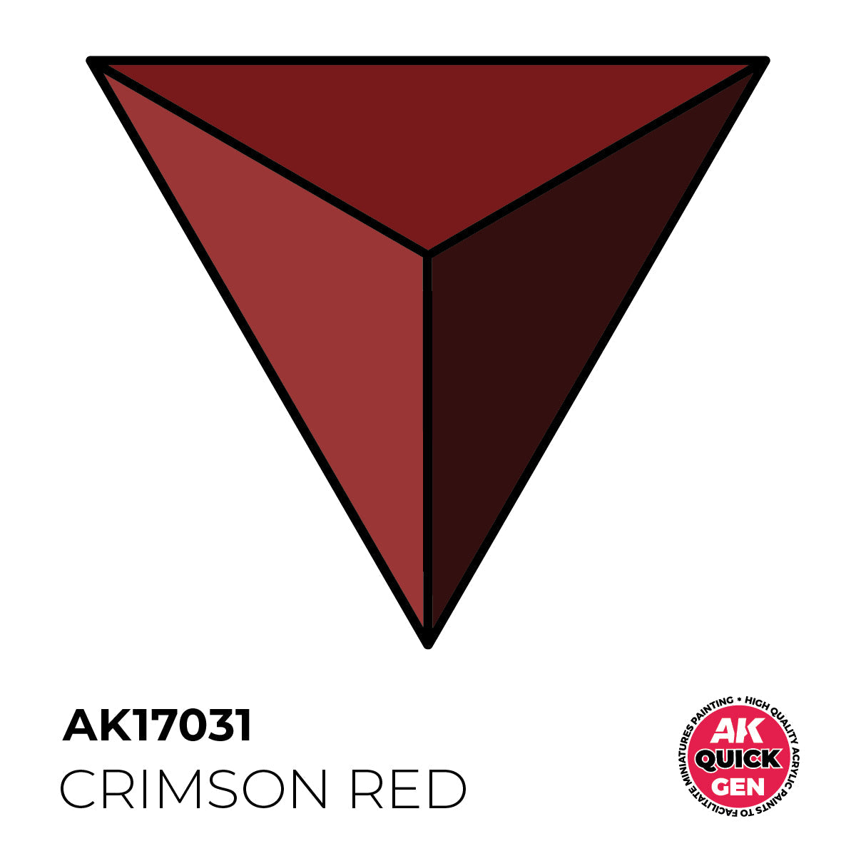 AK Interactive Quick Gen - Crimson Red 18ml AK17031
